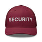 Security Uniform Work Embroidered Mesh Trucker Hat - Cranberry