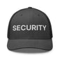 Security Uniform Work Embroidered Mesh Trucker Hat - Dark Heather Gray