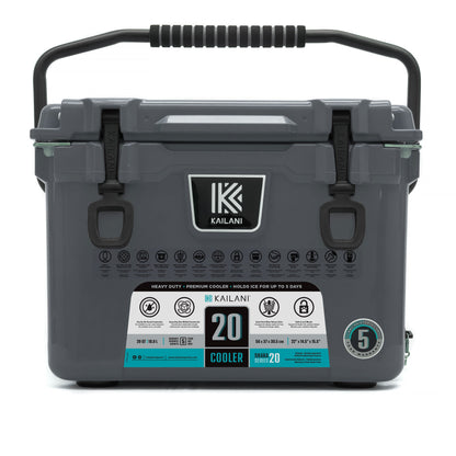 SHAKA 20 Cooler - Gray - Coolers