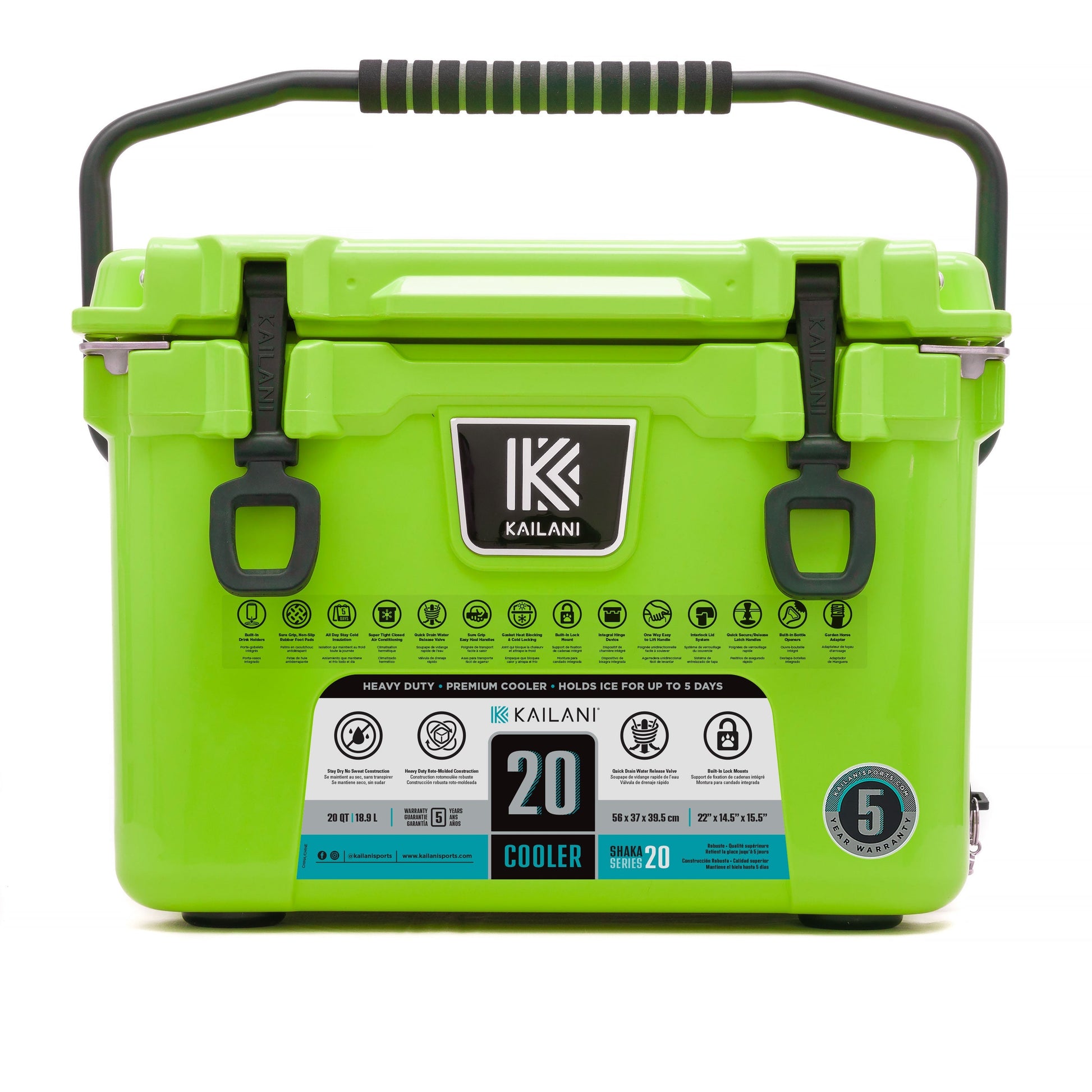SHAKA 20 Cooler - Lime - Coolers