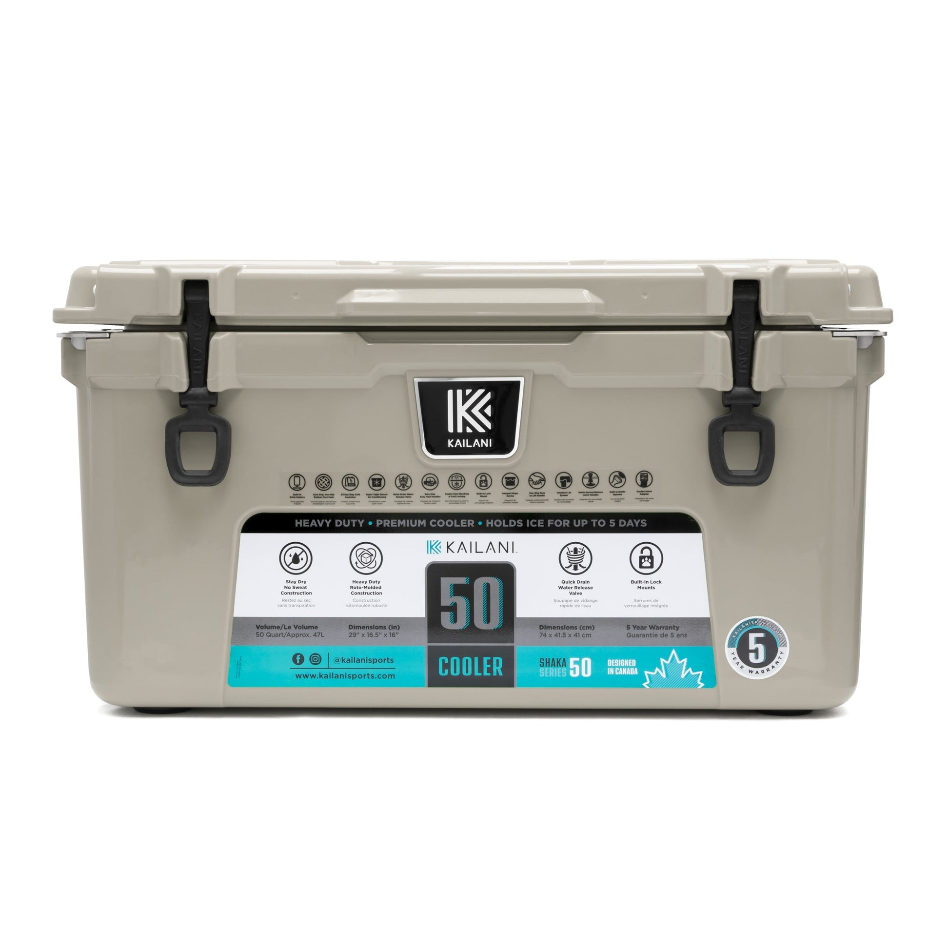 SHAKA 50 Cooler - Tan - Coolers