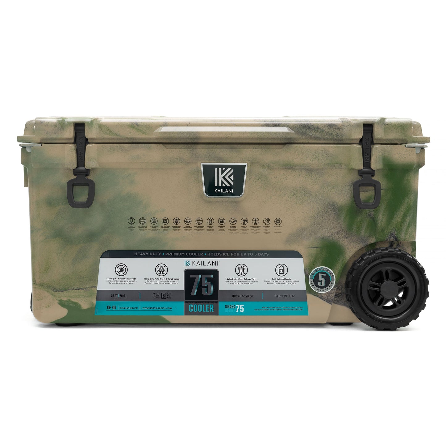 SHAKA 75 Cooler - Camouflage - Coolers