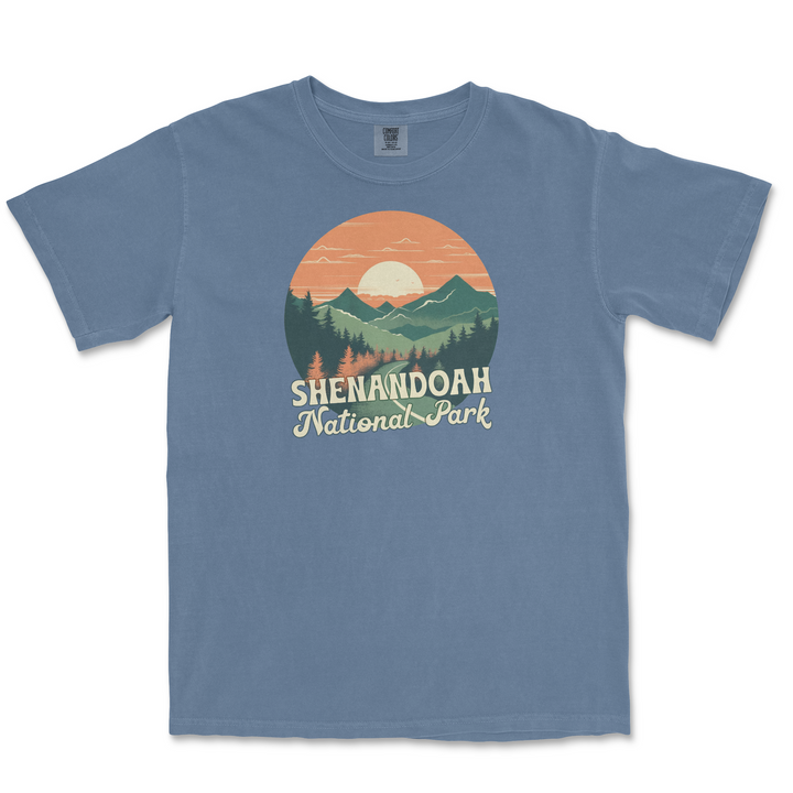 Shenandoah National Park Comfort Colors T Shirt - S / Blue Jean - tshirt