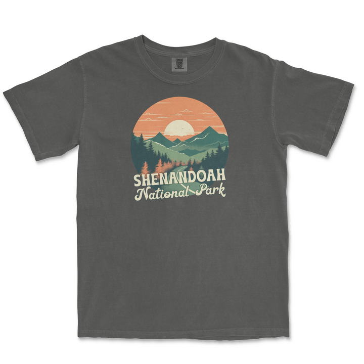 Shenandoah National Park Comfort Colors T Shirt - S / Pepper - tshirt