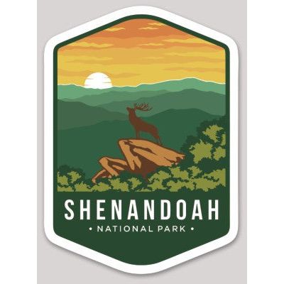 Shenandoah National Park Die Cut Sticker Large - sticker