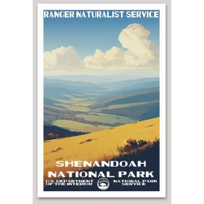 Shenandoah National Park WPA Sticker Large - sticker