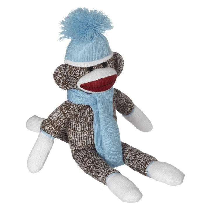 Sock Monkey - Baby Blue