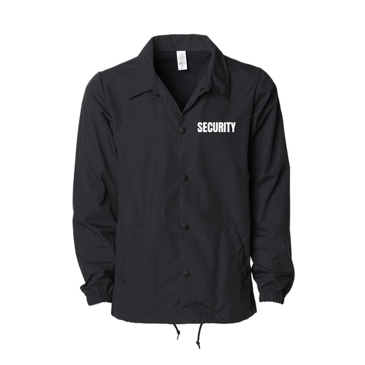 Softshell Security Jacket – Windproof & Waterproof Winter Guard - Small