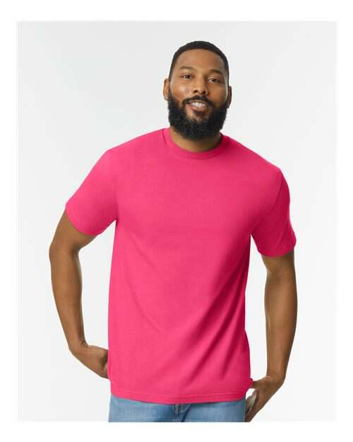 Softstyle® Midweight T-Shirt - Heliconia