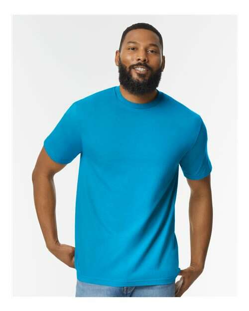 Softstyle® Midweight T-Shirt - Sapphire - Sapphire / S