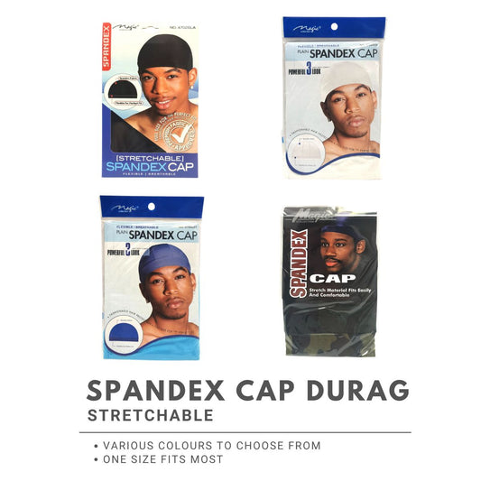 Spandex Cap Multi-Coloured One Size - Durag