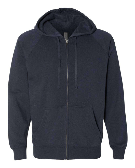 Special Blend Raglan Full-Zip Hooded Sweatshirt PRM33SBZ - Classic Navy / XS - Sweatshirts & Hoodies