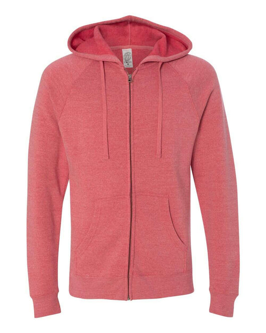 Special Blend Raglan Full-Zip Hooded Sweatshirt PRM33SBZ - Pomegranate / XS - Sweatshirts & Hoodies