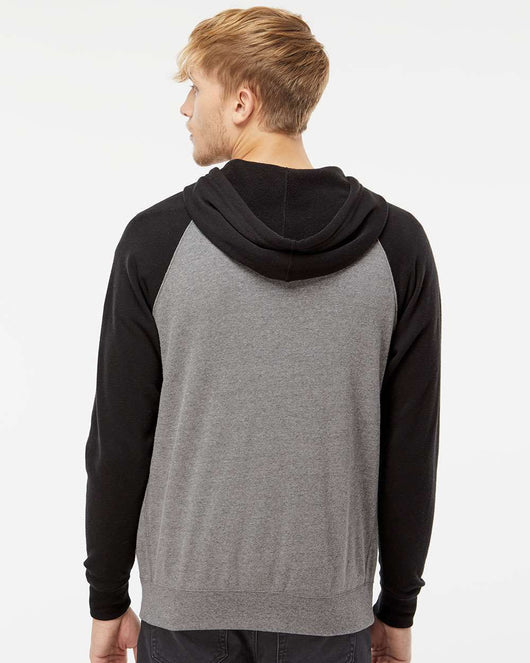 Special Blend Raglan Full-Zip Hooded Sweatshirt PRM33SBZ - Sweatshirts & Hoodies