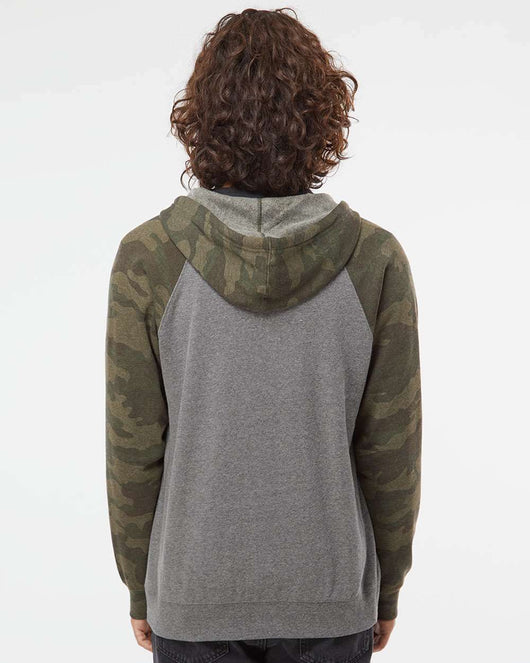 Special Blend Raglan Full-Zip Hooded Sweatshirt PRM33SBZ - Sweatshirts & Hoodies
