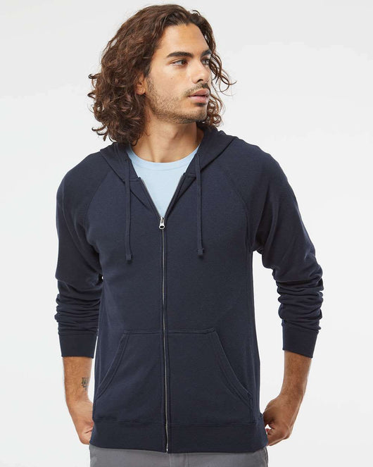 Special Blend Raglan Full-Zip Hooded Sweatshirt PRM33SBZ - Sweatshirts & Hoodies
