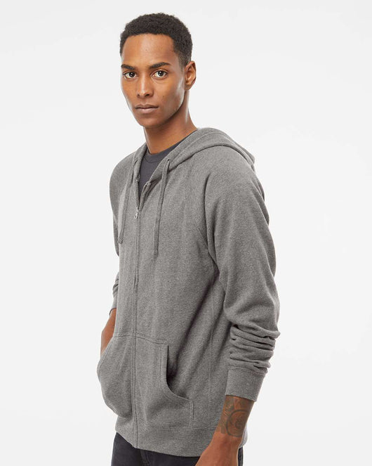 Special Blend Raglan Full-Zip Hooded Sweatshirt PRM33SBZ - Sweatshirts & Hoodies