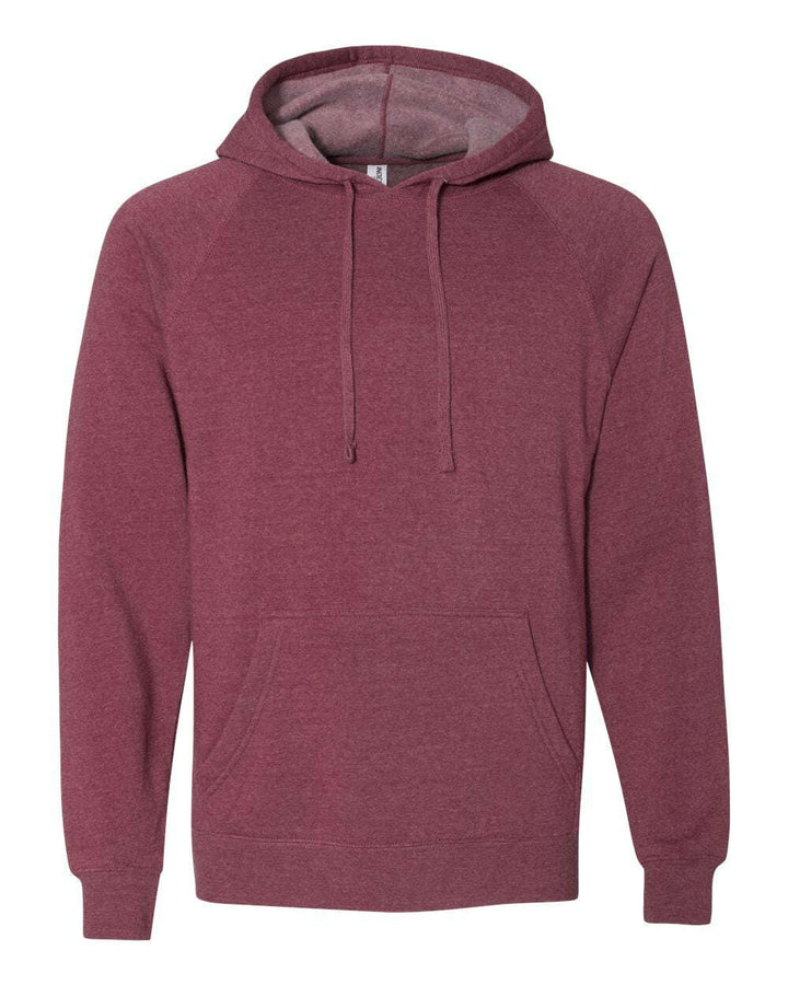 Special Blend Raglan Hooded Sweatshirt PRM33SBP - Crimson / XS - Sweatshirts & Hoodies