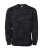 SS3000 - Midweight Crewneck Sweatshirt - Black Camo / XS - CREWNECKS