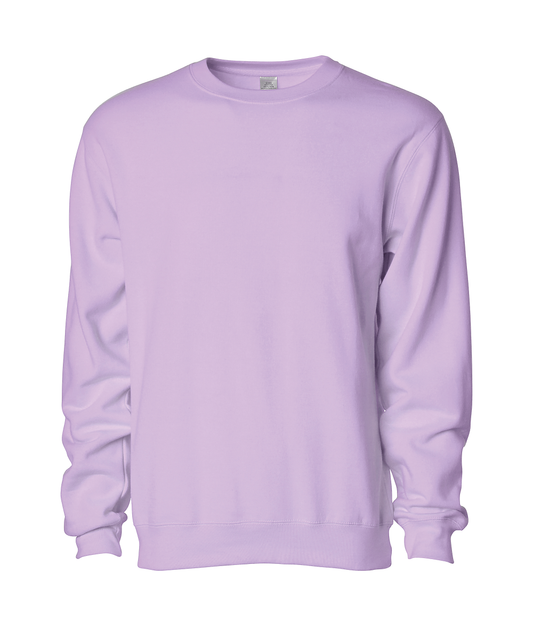 SS3000 - Midweight Crewneck Sweatshirts - Lavender / XS - CREWNECKS