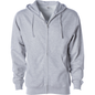 SS4500Z - Midweight Zip Hooded Sweatshirt - Grey Heather / XS - ZIPS