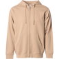 SS4500Z - Midweight Zip Hooded Sweatshirt - Sandstone / XS - ZIPS