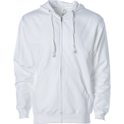 SS4500Z - Midweight Zip Hooded Sweatshirt - White / XS - ZIPS