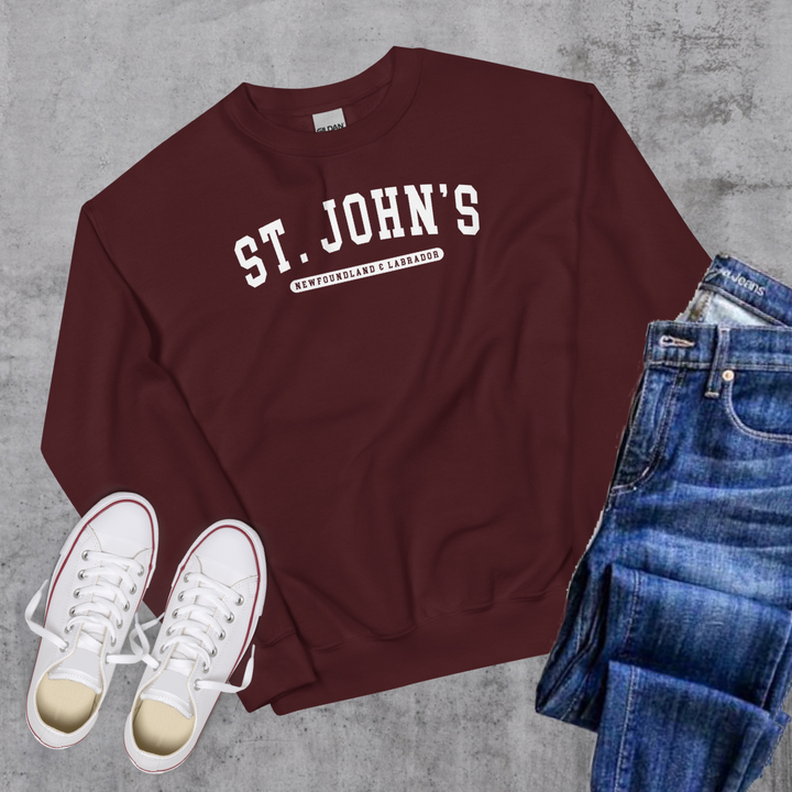 St. John’s College Crewneck - Maroon / S