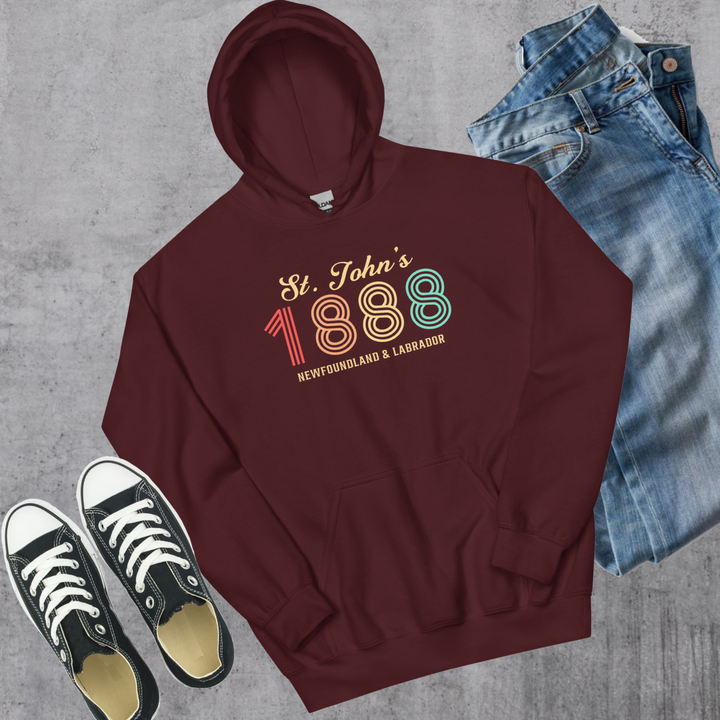 St. John’s Vintage Hoodie - Maroon / S