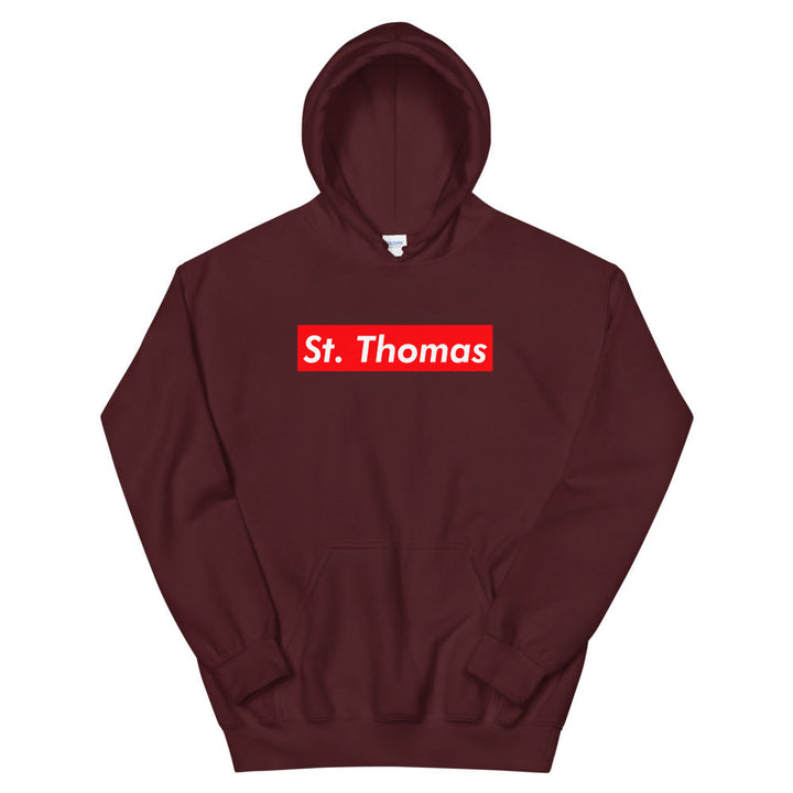 St. Thomas Supreme’d Hoodie - Maroon / S