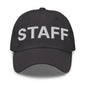 Staff Uniform Work Embroidered Dad Hat - Dark Grey