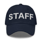 Staff Uniform Work Embroidered Dad Hat - Navy