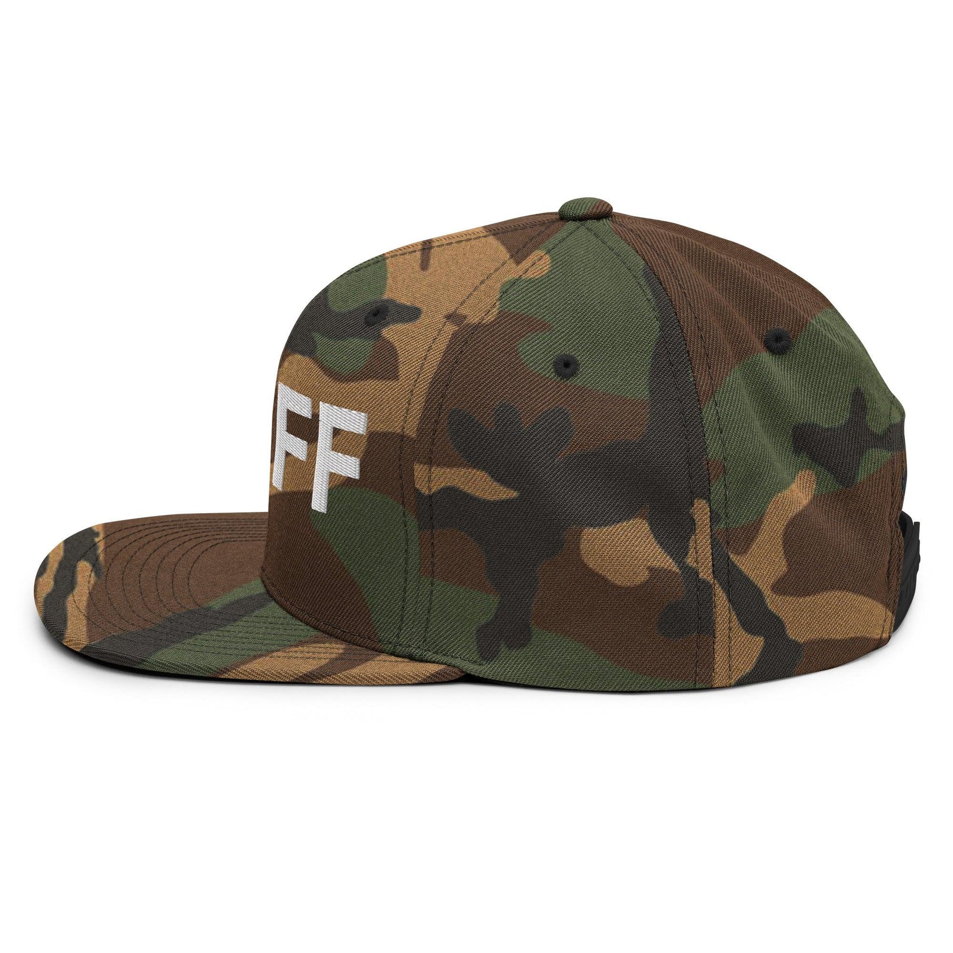 Staff Uniform Work Embroidered Flat Bill Brim Snapback Hat