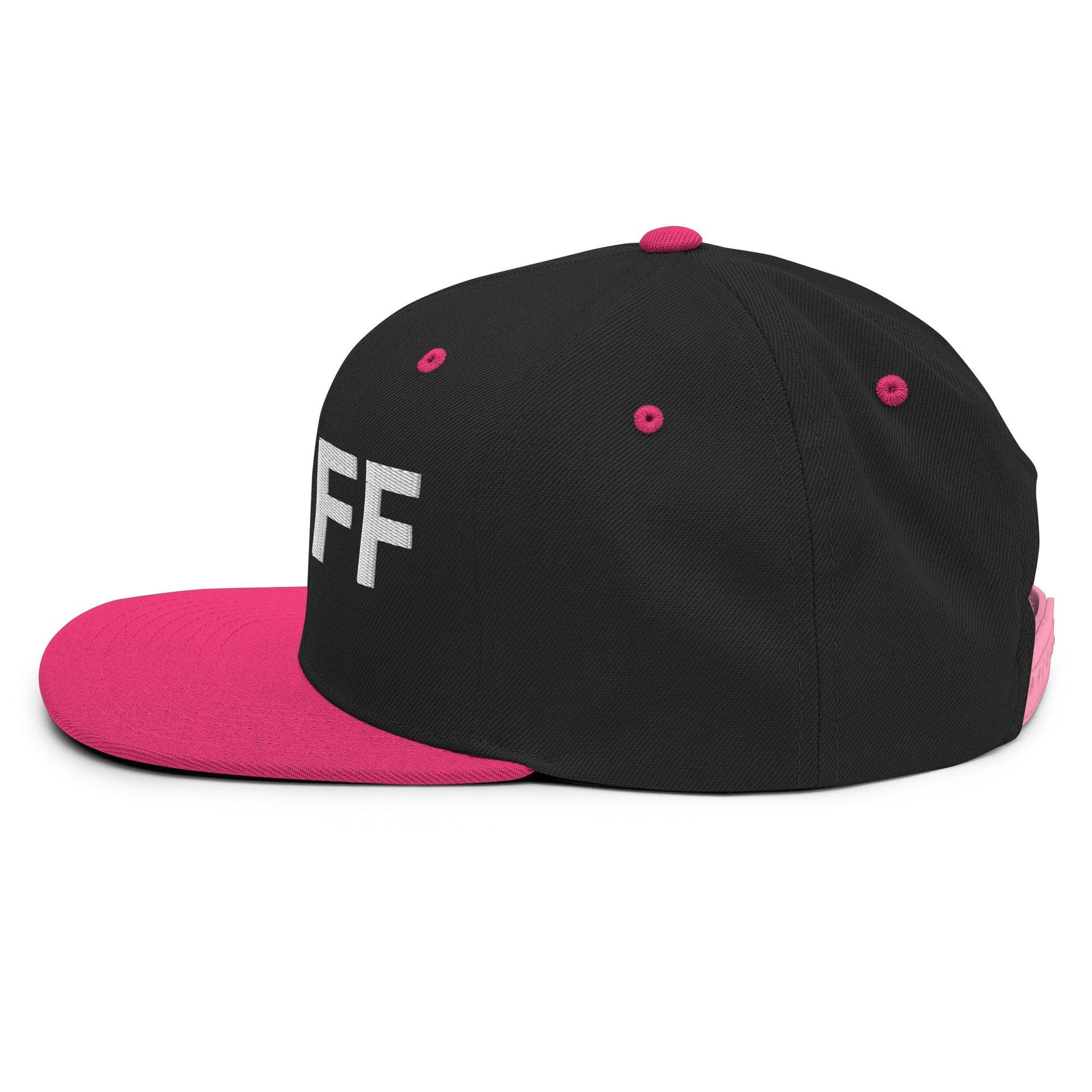 Staff Uniform Work Embroidered Flat Bill Brim Snapback Hat