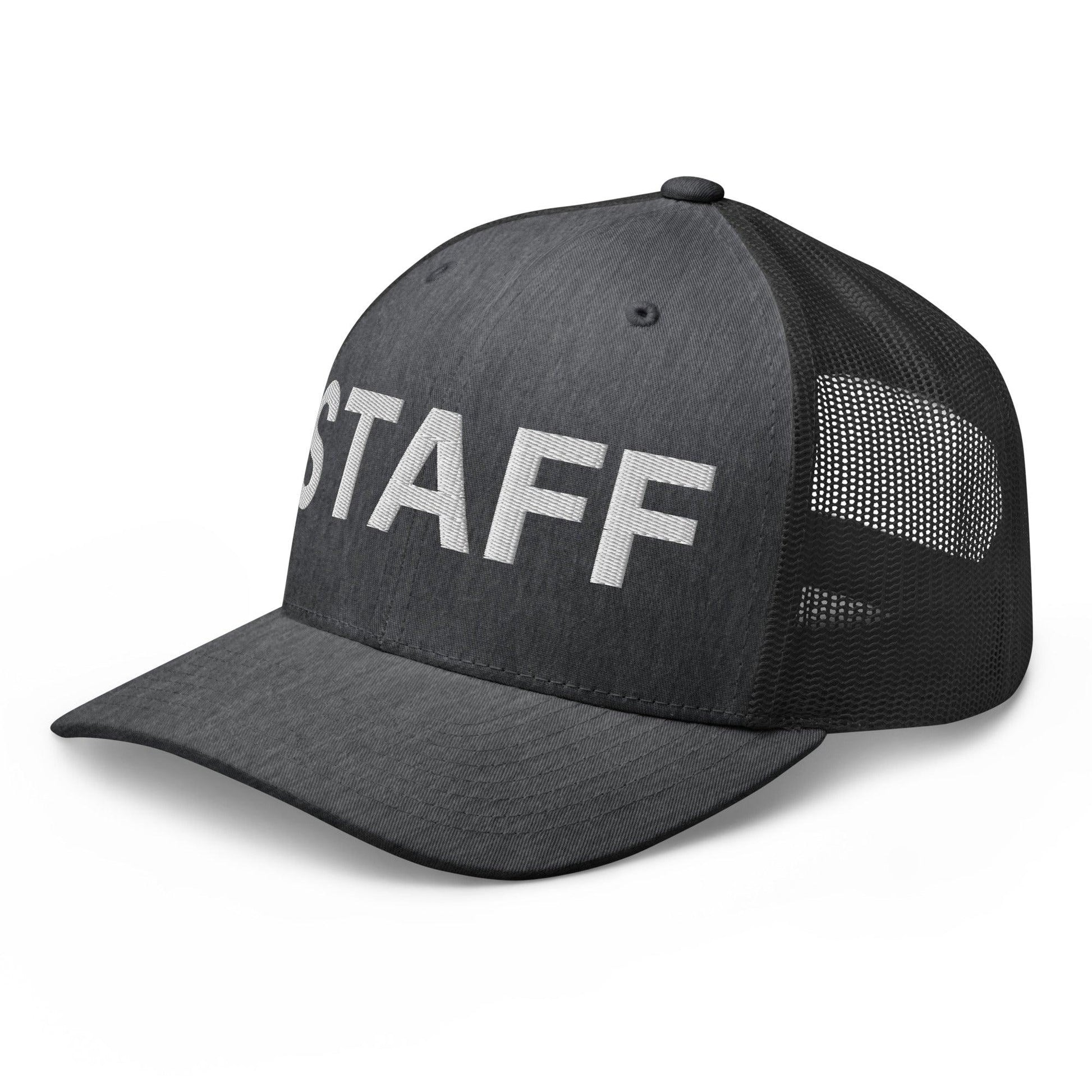 Staff Uniform Work Embroidered Mesh Trucker Hat