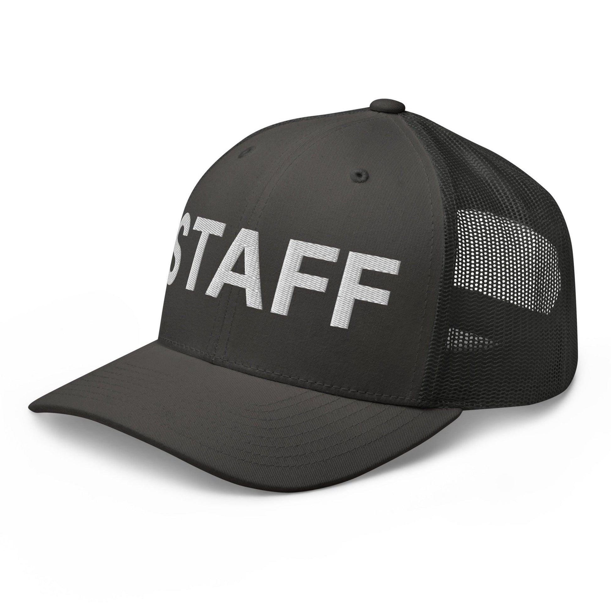 Staff Uniform Work Embroidered Mesh Trucker Hat