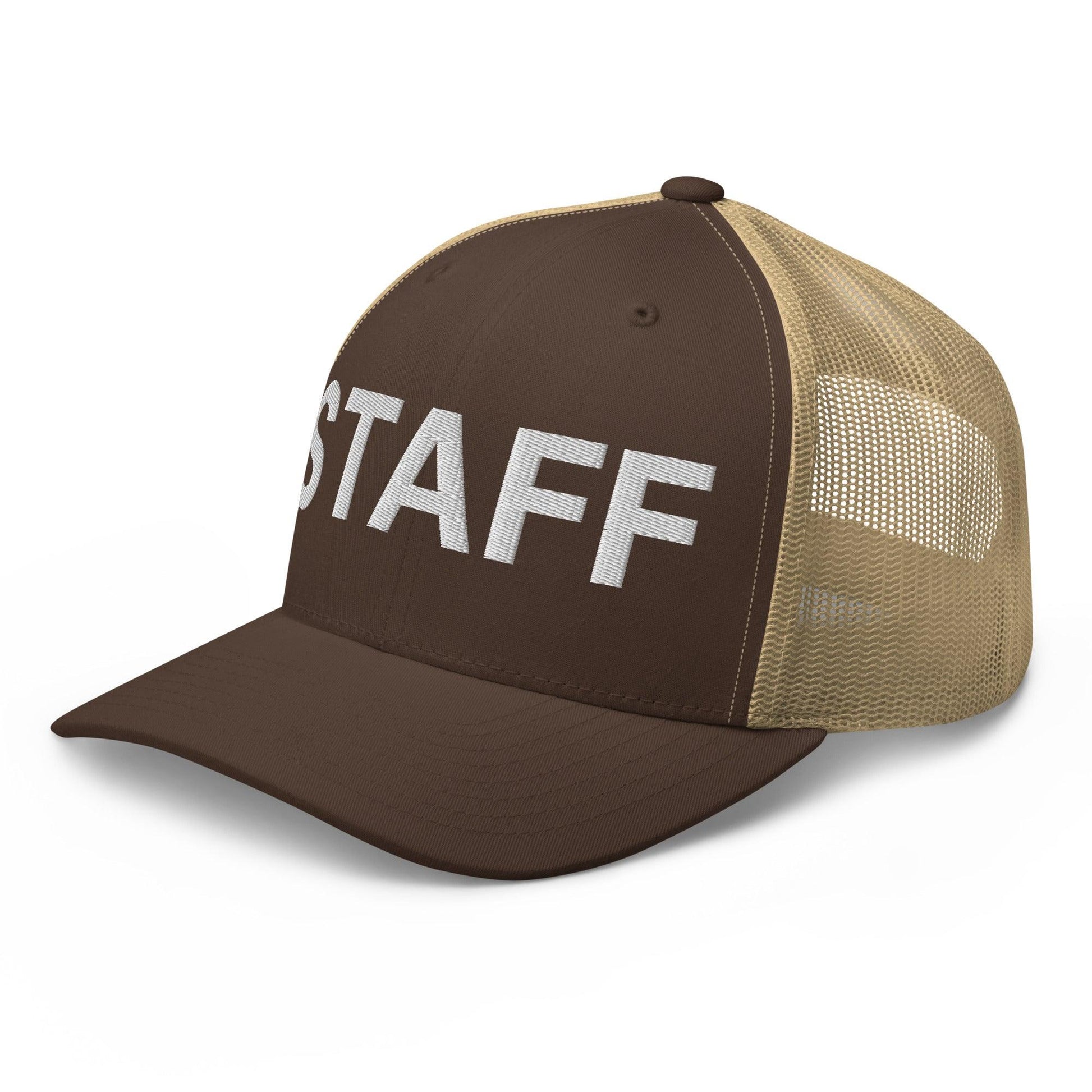 Staff Uniform Work Embroidered Mesh Trucker Hat
