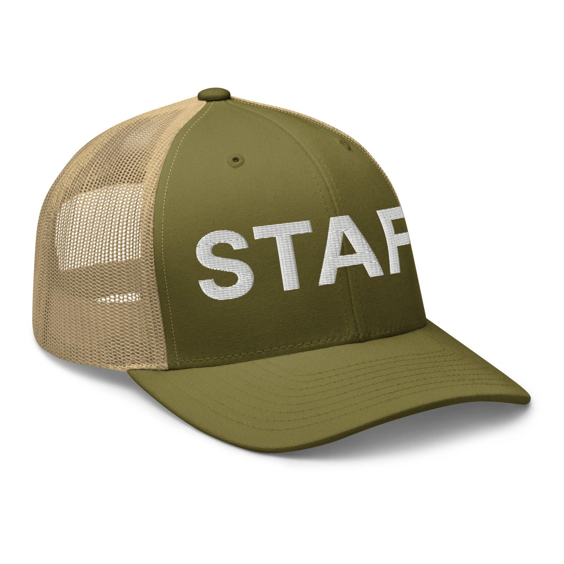 Staff Uniform Work Embroidered Mesh Trucker Hat