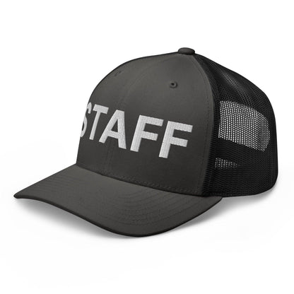 Staff Uniform Work Embroidered Mesh Trucker Hat