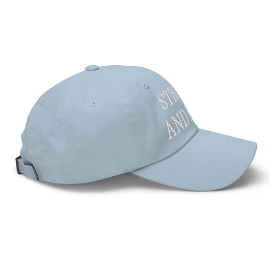 Strong and Free Embroidered Dad Hat