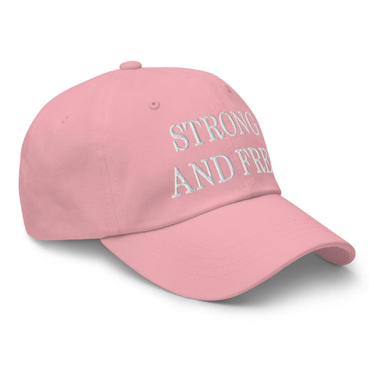 Strong and Free Embroidered Dad Hat