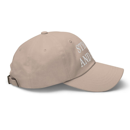 Strong and Free Embroidered Dad Hat