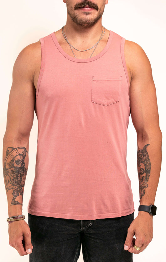 STST21 - Pigment Dyed Tanks - Dusty Rose / S