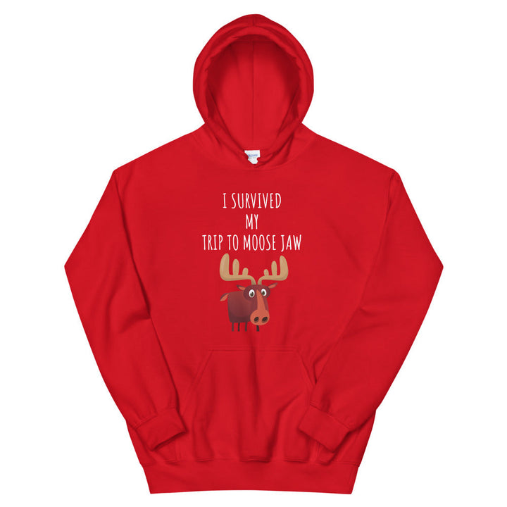 Survived Moose Jaw Hoodie - Red / S