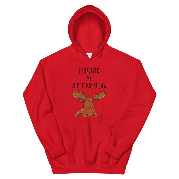 Survived Moose Jaw Hoodie - Red / S