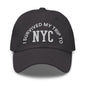 I Survived My Trip to NYC Embroidered Dad Hat - Dark Grey