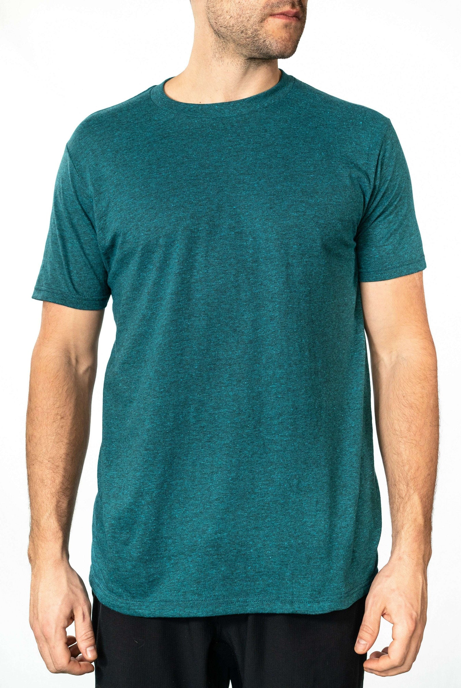 T-shirts: design your custom apparel now! Tsp001 - Cyan Black Heather / XS - T-Shirts