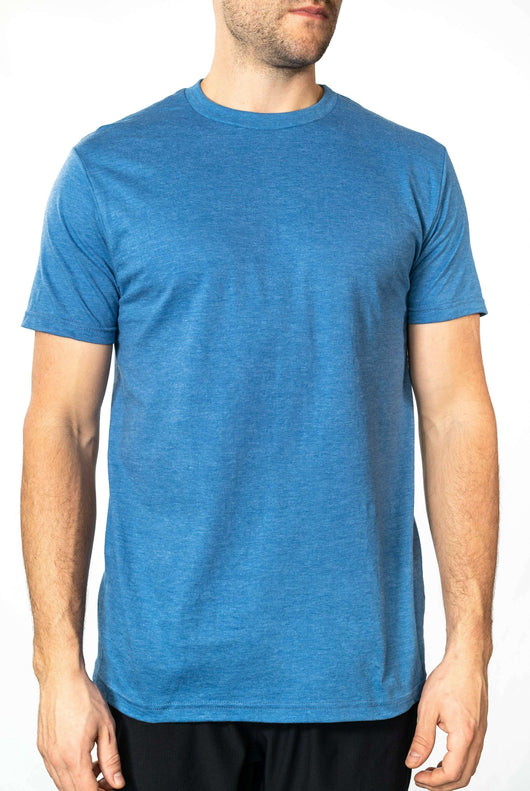 T-shirts: design your custom apparel now! Tsp001 - Electric Blue Heather / XS - T-Shirts