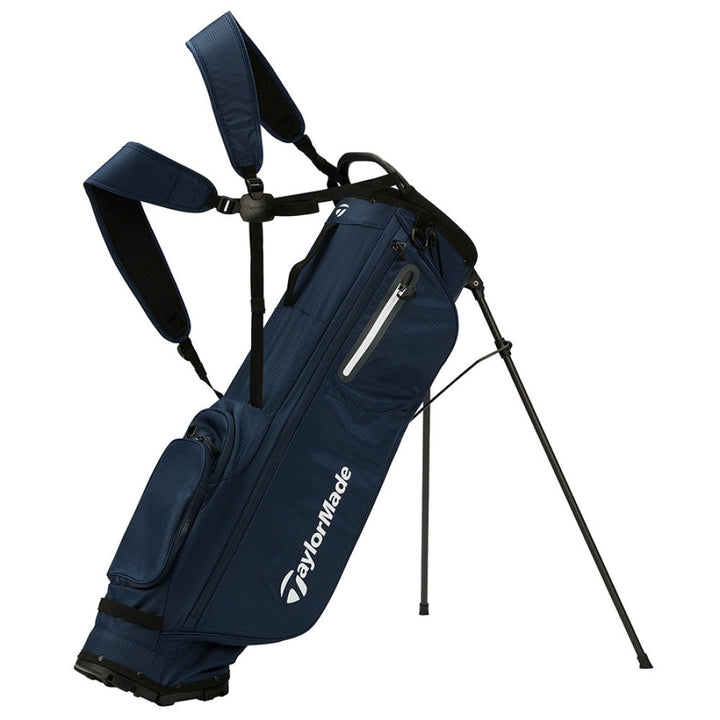 TaylorMade FlexTech Super Lite Stand Bag – Light Functional and Comfortable - Navy - Golf Stand Bag