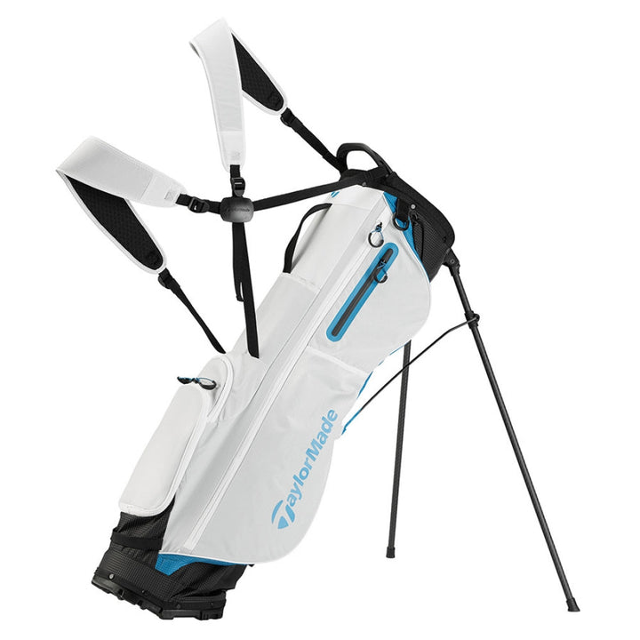 TaylorMade FlexTech Super Lite Stand Bag – Light Functional and Comfortable - ivory/black - Golf Stand Bag